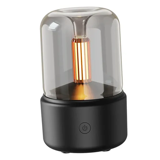 120ml Candle Lamp Diffuser Essential Oil Diffuser Aroma Mist Humidifier for Home Bedroom Office