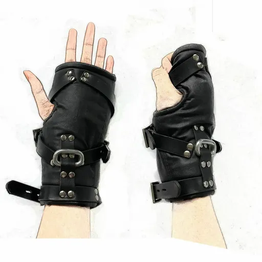 House Of Dasein Hand Foot Suspension Equipment Hanging Ankle Wrist Sleeves - Black - Wrist Supports