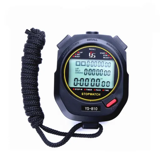 Digital Timers Referee Timer Watch Running Barbell Pad for Hands Sitting Water Resistant Stop Watch Three Row Stopwatch Digital