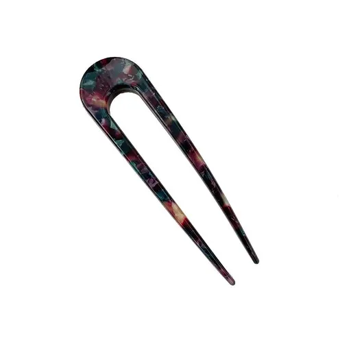 3pcs Enlarged and Thickened Decorative Hair Pins Hair Pin Hair Pins for Hair Stick Purple Green Hair Fork Sheet Vintage Thicker