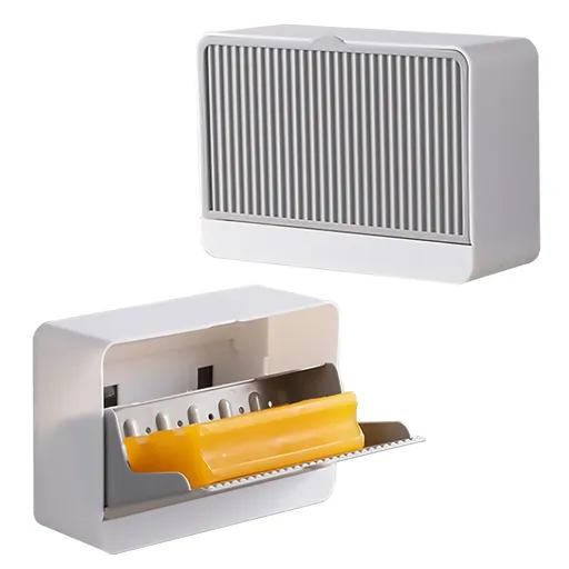 Bar Soap Holder for Shower Wall, Bathroom Soap Container for Traveling and Kitchen Bathtub Sink, Keep Soap Bars Dry