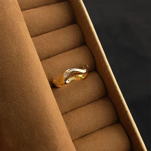 Fashion Retro Zircon Statement Ring | Holiday Matching Gift | Luxurious Palace‑Style Women Index Ring