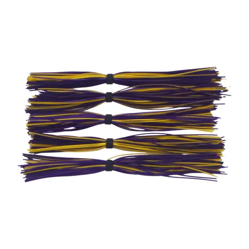Dekoi Chatterbait Lure Skirts, Purple Gold