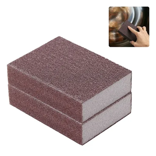 Brown Cleaning Sponges, Non-Abrasive, No Harsh Cleaners Needed, Multipurpose 5-Pack for Household Use