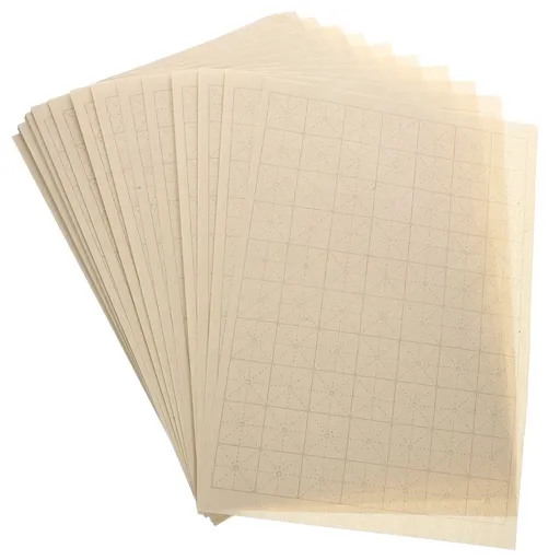 Practice Paper Grid Sheets for Daily Lessons, Xuan Writing Paper for Students, 100 Sheets Pack