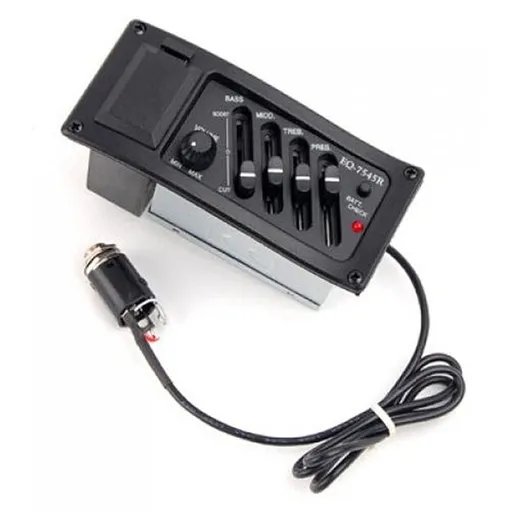 3-Pack 7545R Pickup Equalizer for Guitar and Bass with Built-in Preamp, Amplifier, and Tuner Functions