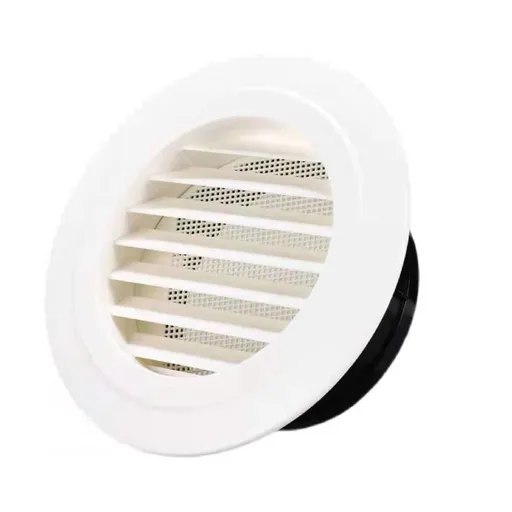 6 Inch Air Vent Cover, ABS Round Louvered Air Grill Cover Outlet for Bathroom Office Home HVAC System (150mm)