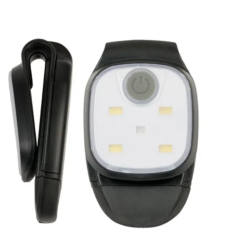 Outdoor Night Clip on Running Lights Reflective USB Rechargeable LED Light Lightweight Running Gear Plastic Safety Light Running