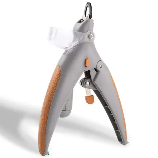 Dog nail clippers with bright LED lights, pet nail trimmer with nail bloodstain safety protection device