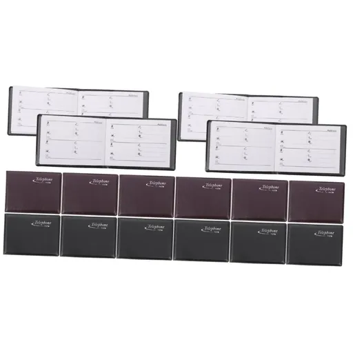 10pcs Book Pocket Keep Telephone Hardcover for Record Mini at Contacts Memo Home Paper Anniversaries Addresses Organizer Phone