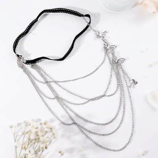 Body Chain Jewelry for Women Boho Thigh Chain Leg Chain Jewelry Rhinestone Thigh Harness Stretch Body Jewelry
