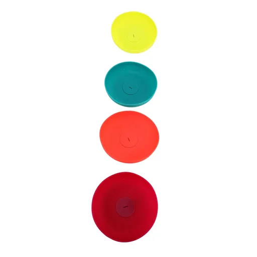 4pcs Silicone Ice Pop Stick Holder for Kids Dishwasher Safe Reusable Less Mess Frozen Treats Holder Ice Cream Holder for Summer Days