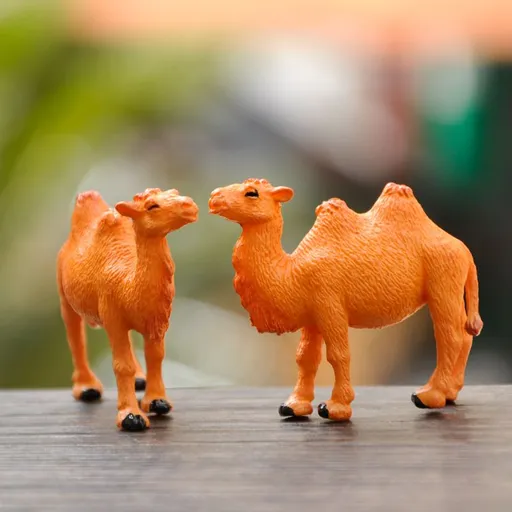 10Pcs Camel Figurines Hand Painted Camel Figurine Miniature Animal Statue Wildlife Bactrian Camel Camel Animal Model Table Desktop