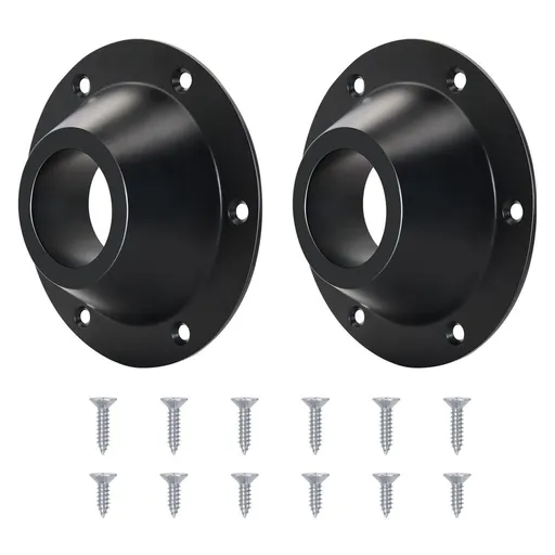 Rv 2Pack RV Table Base Mount Aluminum Alloy Table Base Mount With Screws For Mounting Both Ends Of Table Pole Fixed Table Bottom And Floor Easy To Install