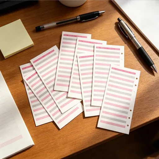 6- Budget System Refill Pages for A6 Personal Finance Planner Binder Organizer