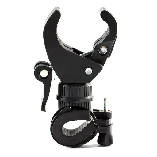 2 Pcs Bike Flashlight Mount Holder Universal Bicycle Flashlight HolderRotation Bike Flashlight Clip Adjustable Clamp Headlight