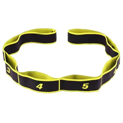 QZE 8-Segment Resistance Band for Adult Fitness Stretch Adult 8-segment elastic band yellow 4X90CM