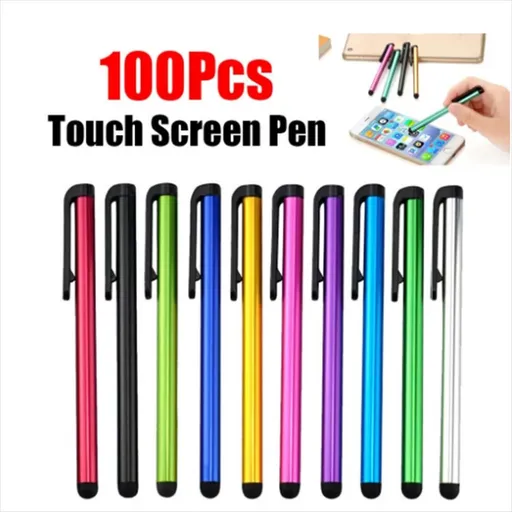 Stylus Pens for Touch Screens,Stylus Pen Set of 100 for Universal Capacitive Touch Screens Devices, Compatible with iPhone, iPad, Tablet (Multicolor)