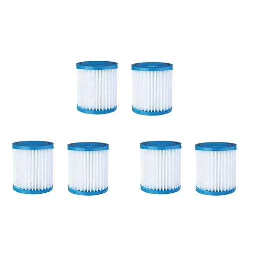 6Pcs Pool Filter Cartridges Type H Replacement Swimming Pool Filter for Pool Filter Pump Cleaner