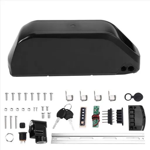 Battery Case 91 Cell 18650 Electric Bicycle DIY Downtube 48V Black