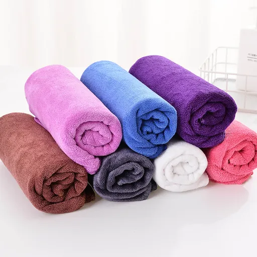 Microfiber Towel 29.5x13.8", 2 PACK Soft Lightweight Bath Towels Quick-Drying Towels Highly Absorbent Wash Cloths, Towels for Bathroom, Body, Gym, Shower, Hotel(White) A_#White【2pcs】