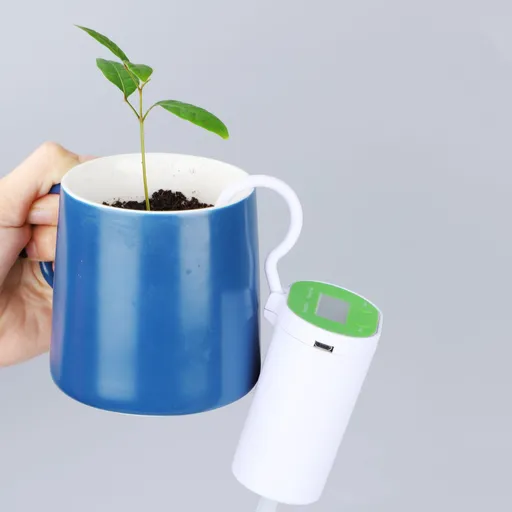 Automatic Drip Irrigation Kit with Battery, USB Charging for Potted Plants, Flowers, and Vegetables