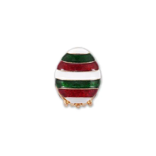Christmas Alloy Shark Hair Grab, Cartoon Xmas Egg Design Hair Claw, Daily Holiday Hair Decor