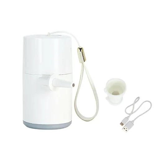 USB Charging Air Pump Camping Light Outdoor Mini Inflatable Pump White