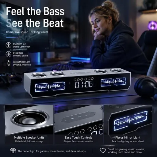 X9 Star Computer Speaker,White