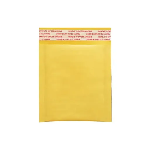 25PCS Poly Bubble Mailer Yellow Colour Multi-Size Plastic Padded Bag - 25PCS-23*29CM