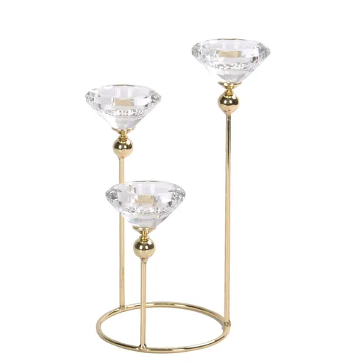 Diamond Shape Tealight Candle Holder 25cm