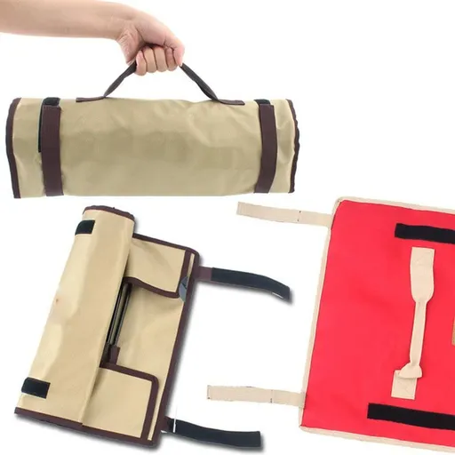 Camping Tent Nails Storage Pouch Portable Tent Stakes Bag Suitable for Mountaineering Camping Enthusiasts Large Capacity