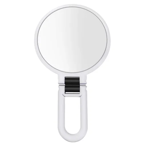 15X Magnifying Mirror Dual Sided Portable Mirror Folding Rotatable Makeup Mirror with Handheld/Stand, for Bathroom, Tabletop