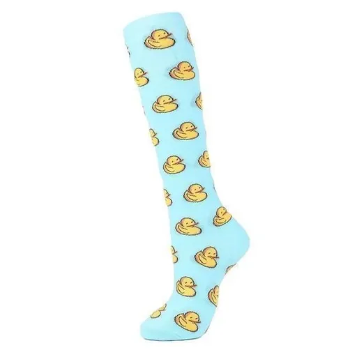 House Of Dasein Little Ducky Knee High Socks - Yellow