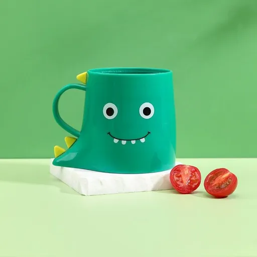 Generic Bathroom Cup Kids, Cute Dinosaur Mouthwash Cups, Plastic Kids Toothbrush Holder, Durable Bathroom Tumbler Cup