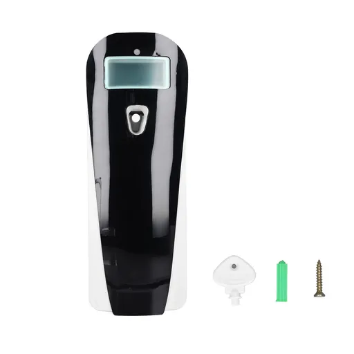 Wall Mounted Automatic Scent Dispenser Aerosol Dispenser Water Based Fragrance Enhancer Toilet Deodorizer Black