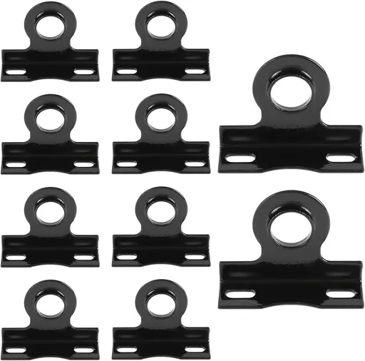 (Pack of 10) Metal Made Pipe Stay Hanger for 3/8 Inch IP Standard Pipe or 1/2 Inch Copper, CPVC & PEX Pipes - Universal Pipe Support Bracket,(ACC011)