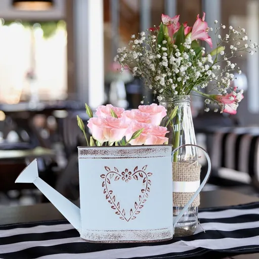 Masteelf Stylish Decorative Vase and Garden Watering Can for Home, Office, Outdoor Use - Functional and Elegant Design