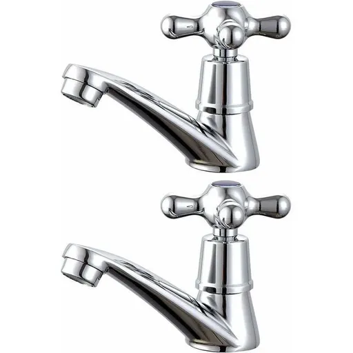 1 Pair Bathroom Sink Faucet Hot and Cold Basin Faucet