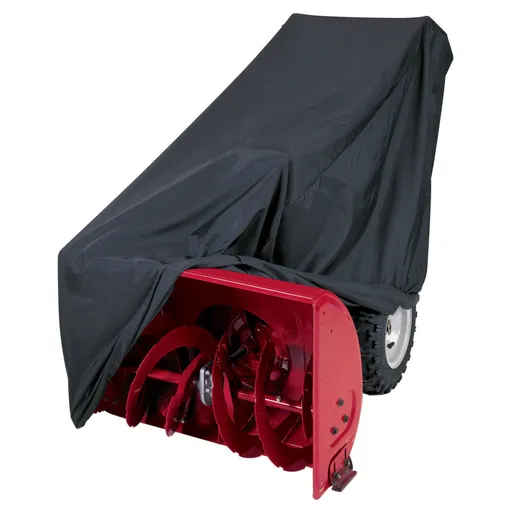 Snow Blower Cover -210D Oxford cloth Waterproof Heavy Duty Windproof Outdoor Covers, Classic Accessories Two-Stage Snow Thrower Cover（black）