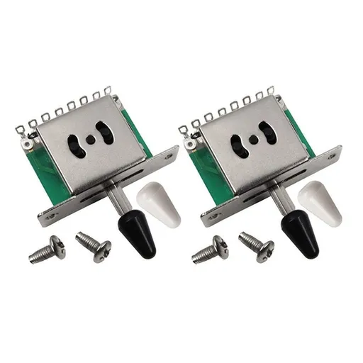 3 pack 5-Way Guitar Blade Switch Pickup Selector for Import Style Electric Guitar, for Accessories Parts (Color: Green)