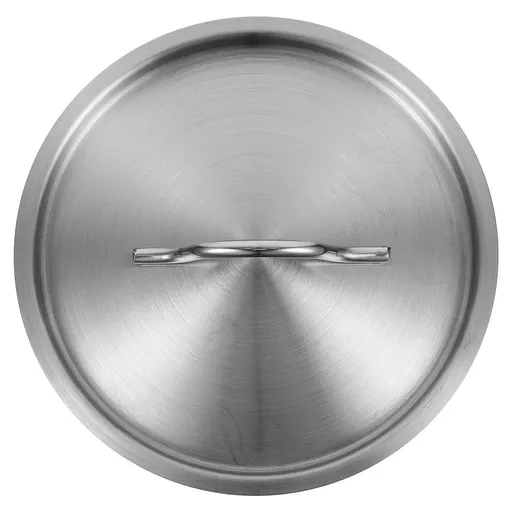 Universal Stainless Steel Pot Lid Plated Silver for Cooking with Good Seal