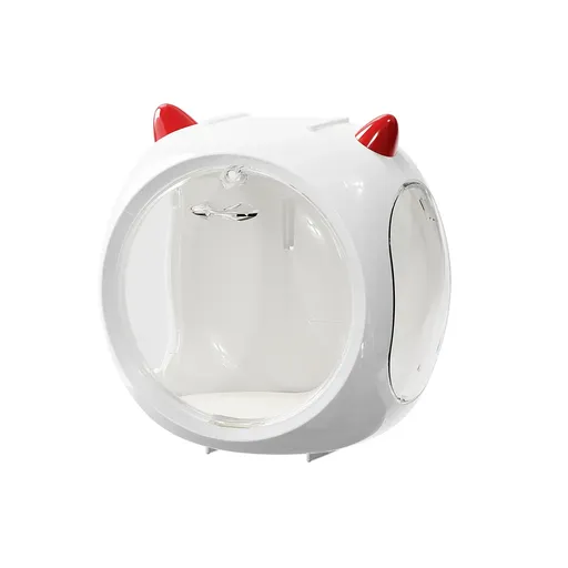 Space Capsule Storage Box Transparent Doll Model Display Organiser