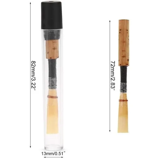 Oboe Reed Medium Hard Oboe Reeds Handmade Oboe Reed Cork Wind Instrument Parts with Storage Sleeves(1pc)