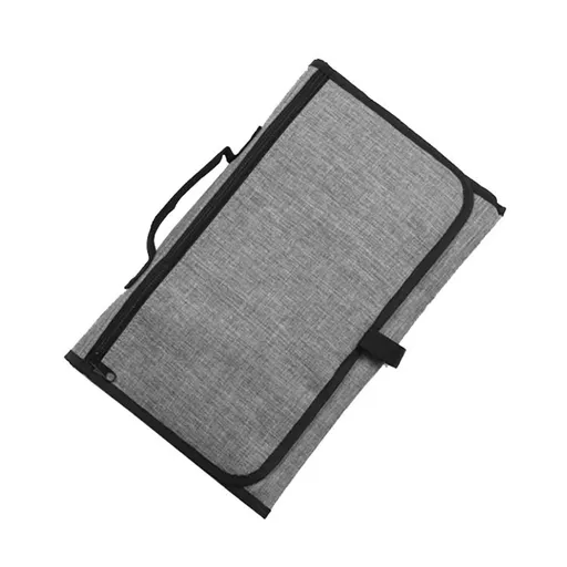A portable baby diaper changing pad with a leading pad. Suitable for families and travel. Portable baby diaper changing station