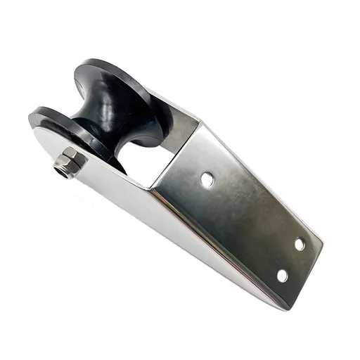 Bow Boat Anchor Roller 165mm Boat Stainless Steel Bow Anchor Roller Rubber Lift Roller for Yacht Fishing Boat