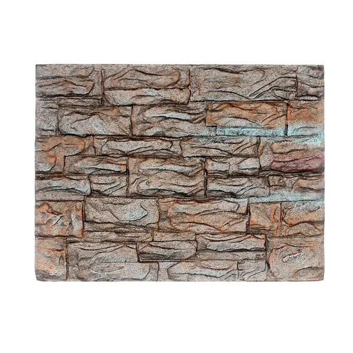 Pet Reptile Tank Board 3D Foam Backgrounds and Habitat Decoration 9 Styles - D