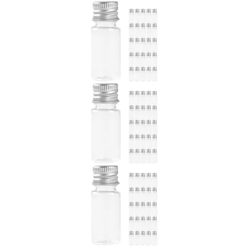 Plastic Test Tubes with Screw Caps Transparent for Candy and Bath Salt Storage