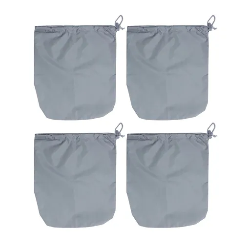 4PCS Car Rearview Mirror Protective Cover 190T Polyester Taffeta Faucet Frost Guard CoverGrey