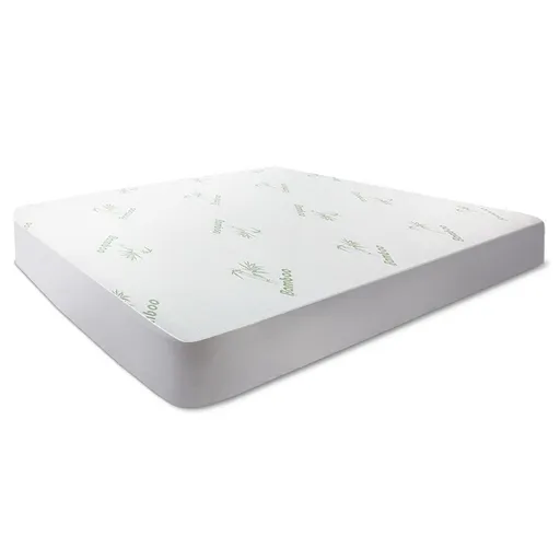 Bamboo Mattress Protector 180 x 200 + 35 cm, Breathable Fitted Waterproof Cover